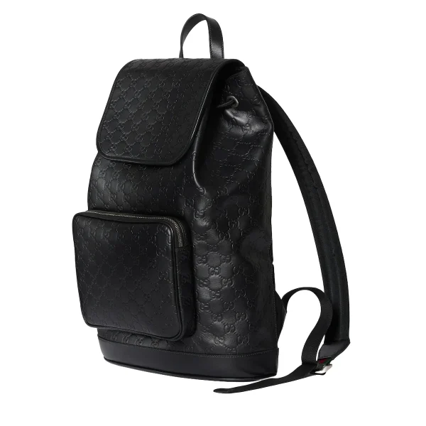 Gucci GG Embossed Medium Backpack Black