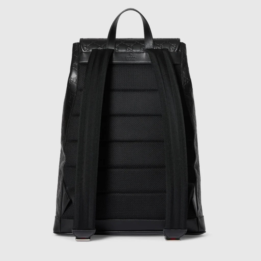 Gucci GG Embossed Medium Backpack Black