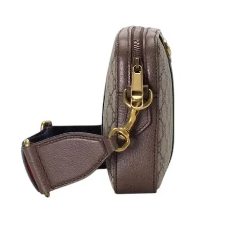 Gucci Web Trademark Small Crossbody Bag - Beige