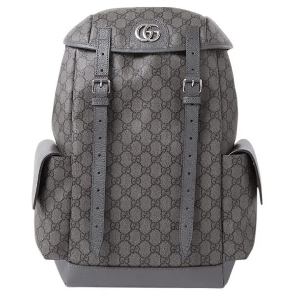 Gucci Medium Logo Leather Backpack