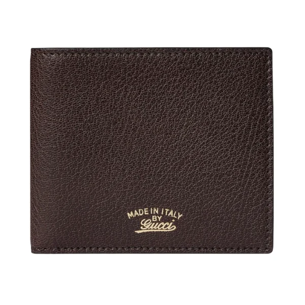 Gucci Lira Bi-Fold Wallet - Brown
