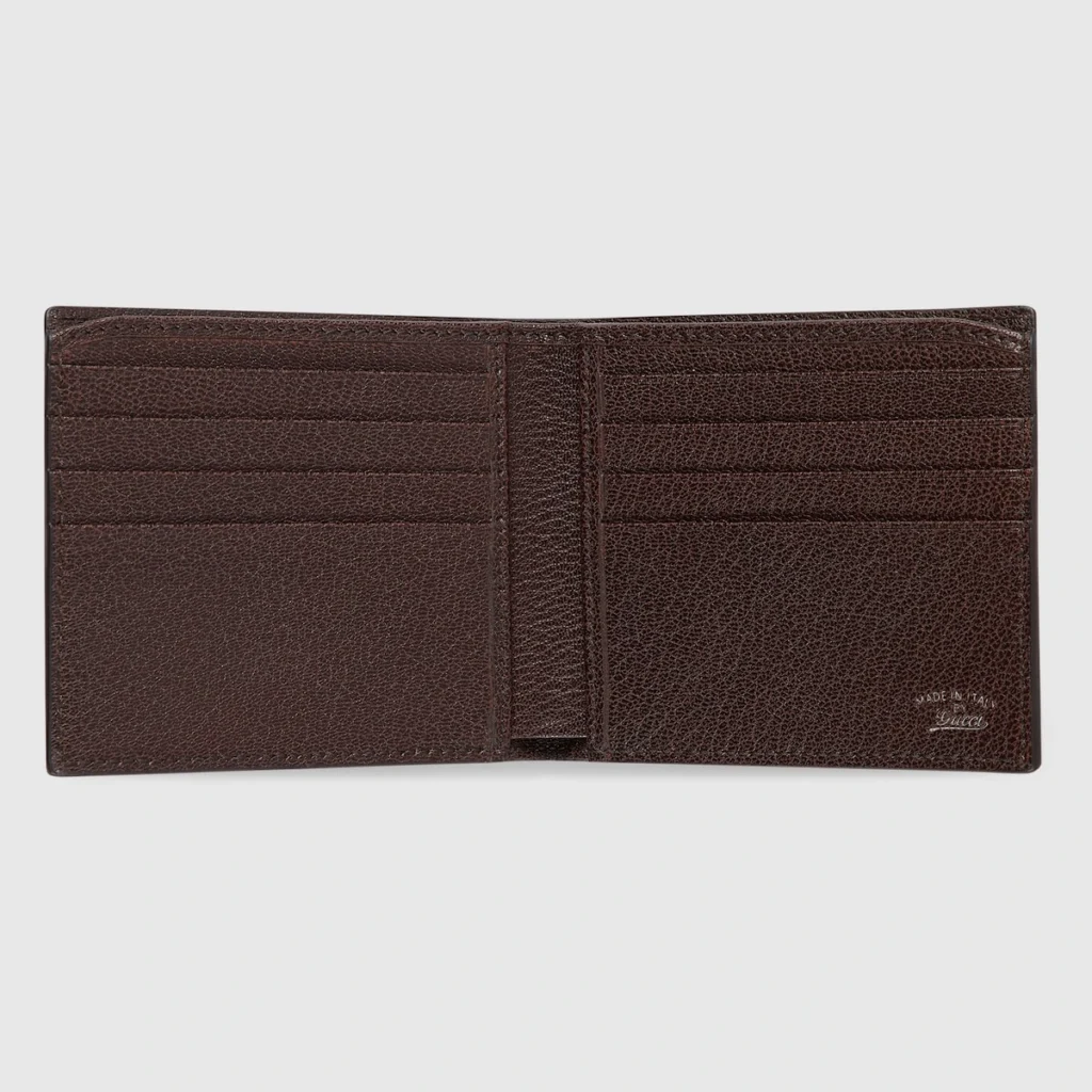 Gucci Lira Bi-Fold Wallet - Brown
