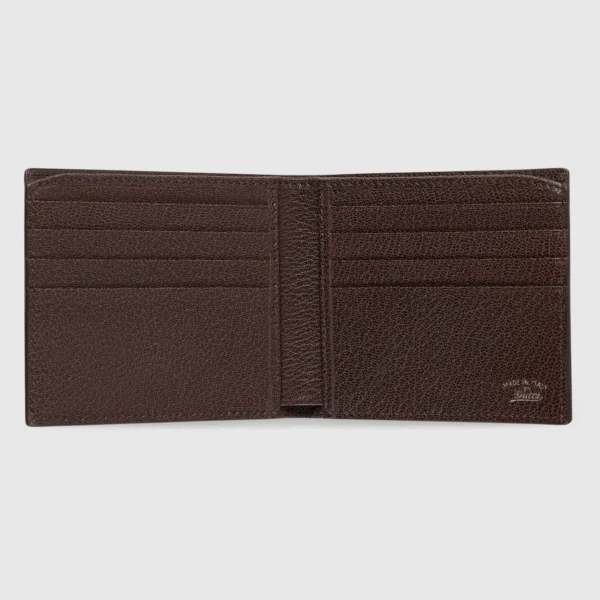 Gucci Lira Bi-Fold Wallet - Brown