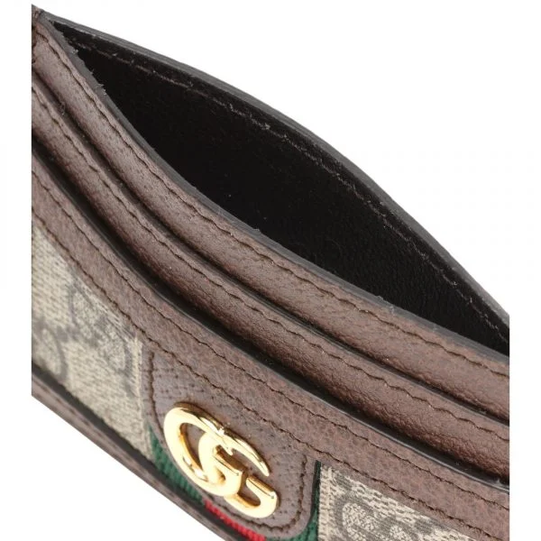 Gucci Ophidia GG Card Holder - Black