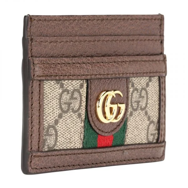 Gucci Ophidia GG Card Holder - Black
