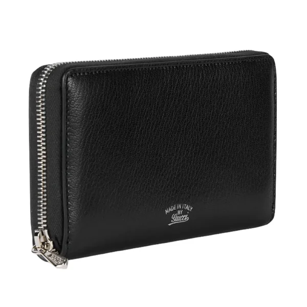 Gucci Lira Zip Around Wallet - Black