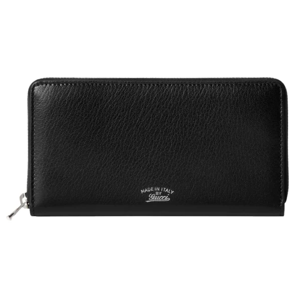 Gucci Lira Zip Around Wallet - Black