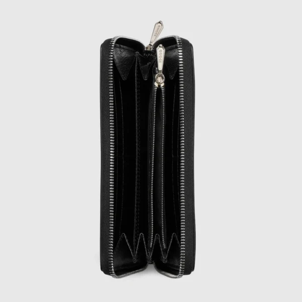 Gucci Lira Zip Around Wallet - Black