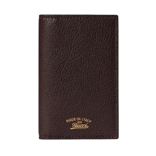 Gucci Lira Card Case - Brown