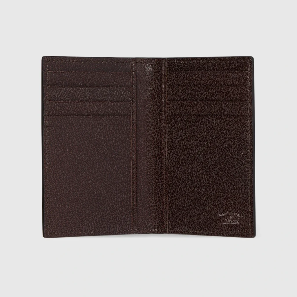 Gucci Lira Card Case - Brown