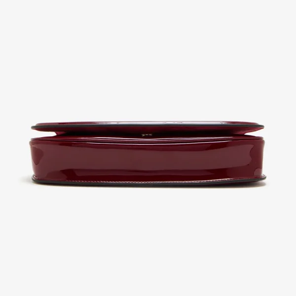 Gucci Blondie Patent Leather Shoulder Bag Burgundy Large