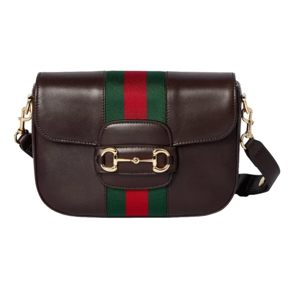 Gucci Horsebit 1955 Small Shoulder Bag - Brown