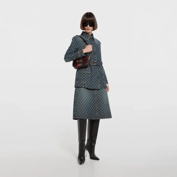 Gucci Horsebit 1955 Small Shoulder Bag - Brown