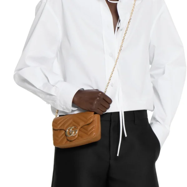 Gucci GG Marmont Mini Shoulder Bag Model 2 - Brown