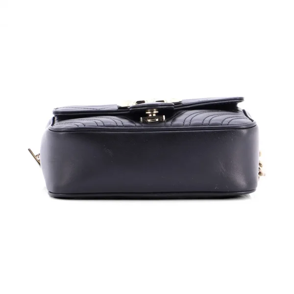 Gucci GG Marmont Mini Top Handle Bag - Black