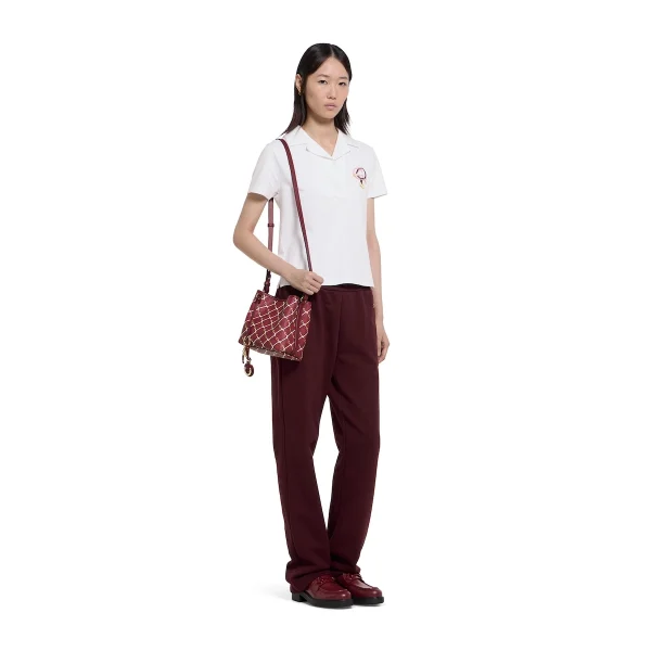 Gucci GG Emblem Small Bucket Bag - Red