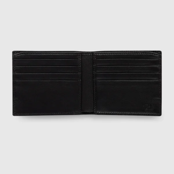 Gucci Bi-Fold Wallet With Web - Black