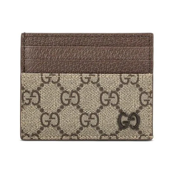 Gucci Two-tone card case - Brown