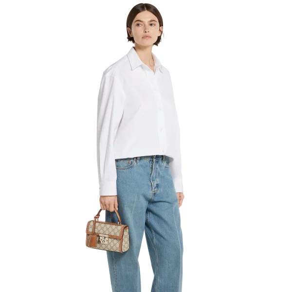 Gucci Padlock Small Top Handle Bag - Beige