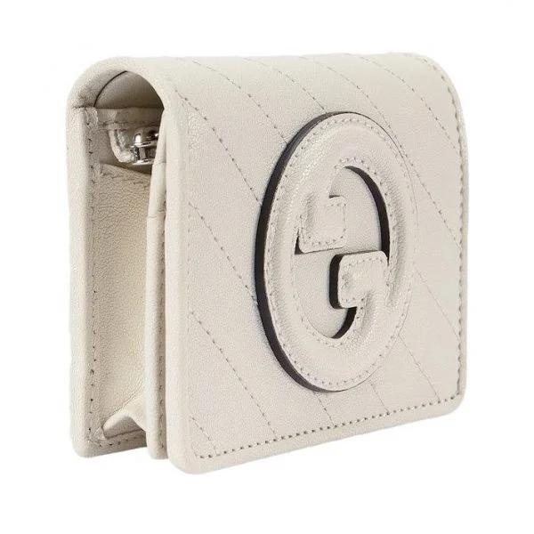 Gucci Card Case Women's Wallet - White