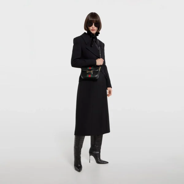 Gucci Horsebit 1955 Small Shoulder Bag - Black