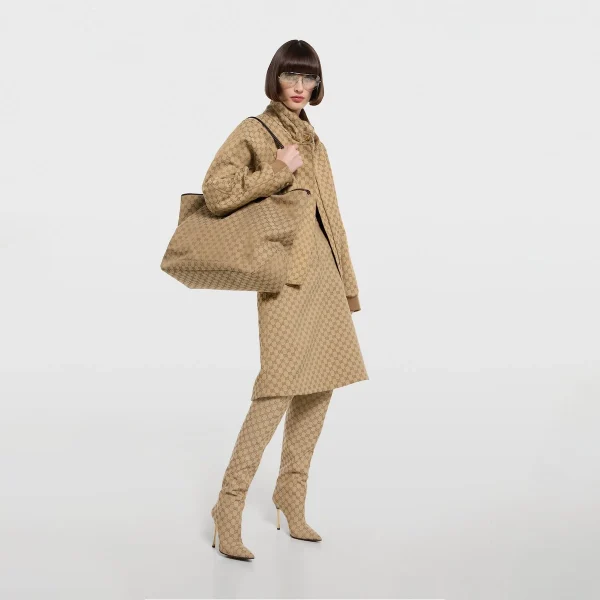 Gucci Jackie Large Tote Bag - Beige