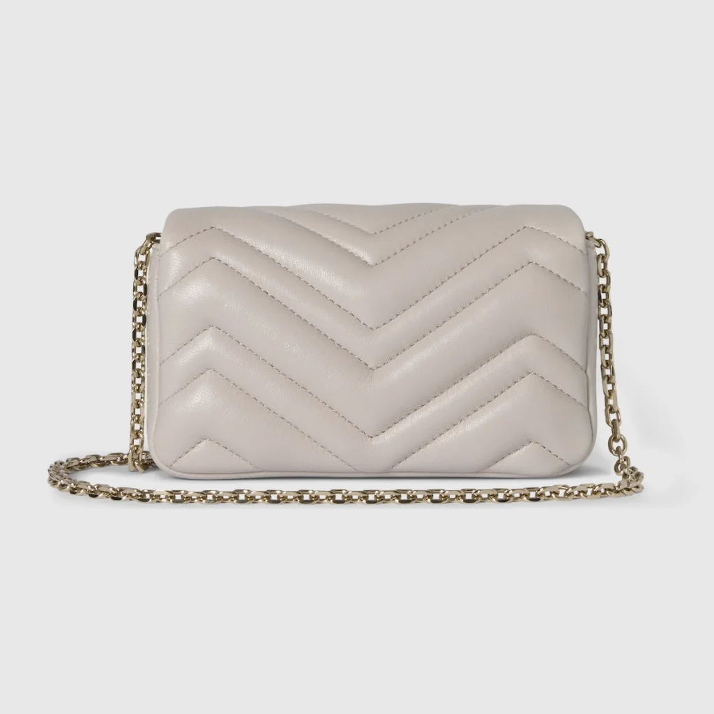 Gucci GG Marmont Mini Shoulder Bag White