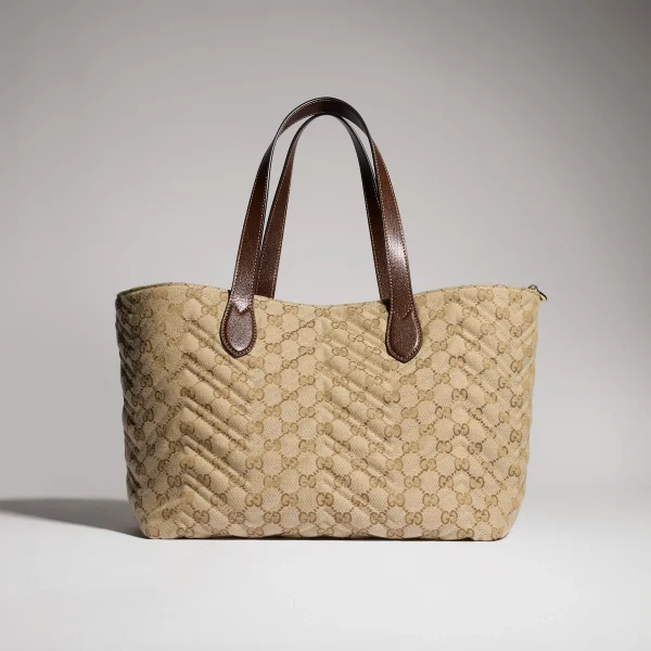 Gucci GG Marmont Medium Tote Bag Beige
