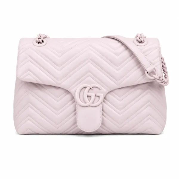 Gucci GG Marmont Medium Shoulder Bag - Pink