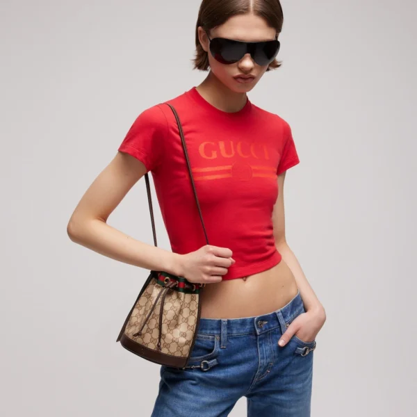 Gucci Venice Small Bucket Bag - Beige