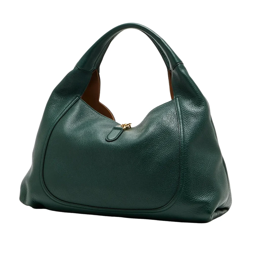 Gucci Horsebit Leather Small Shoulder Bag - Green