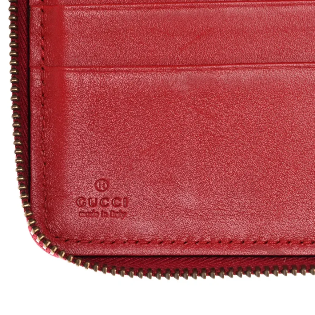 Gucci GG Marmont Zip Around Wallet Model 2 - Red