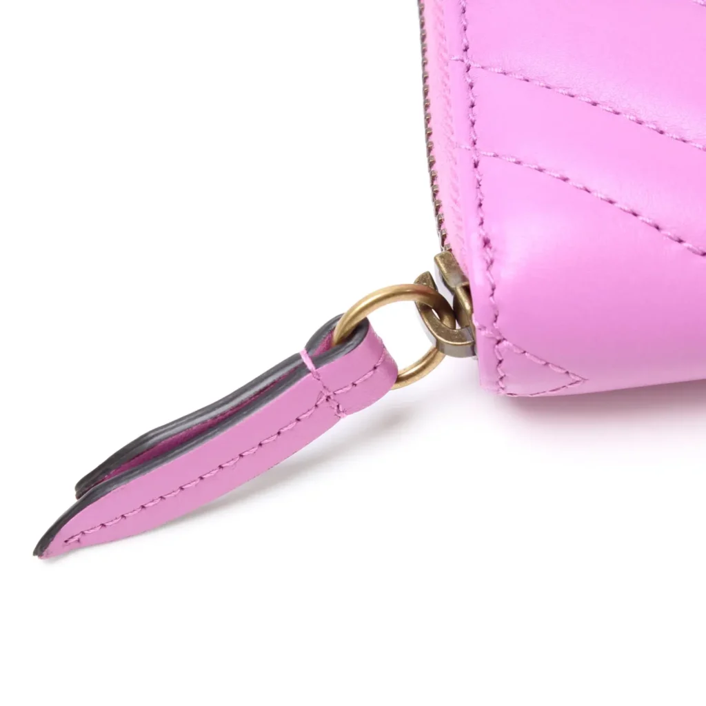 Gucci GG Marmont Zip Around Wallet Model 2 - Pink