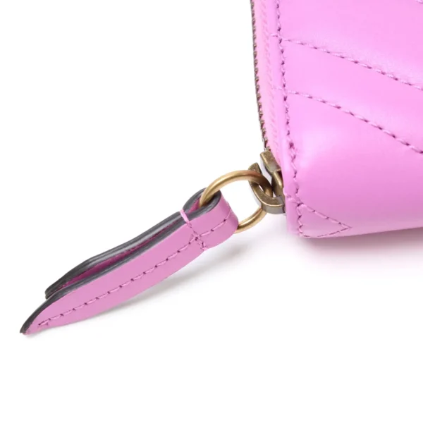 Gucci GG Marmont Zip Around Wallet Model 2 - Pink