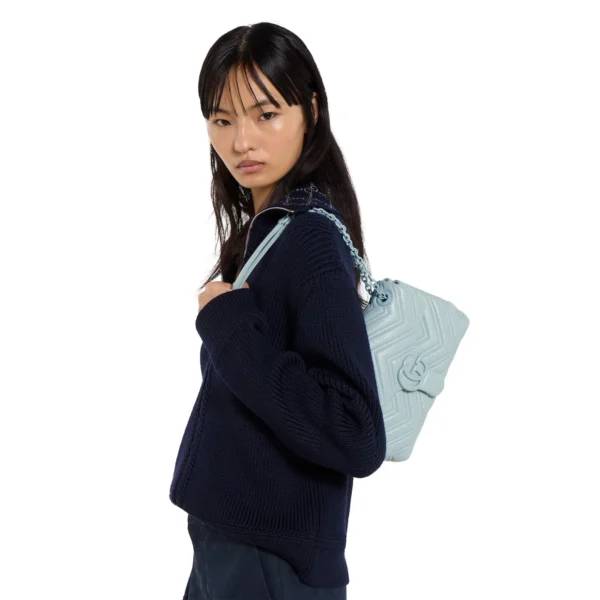 Gucci GG Marmont Small Shoulder Bag Model 1 - Blue