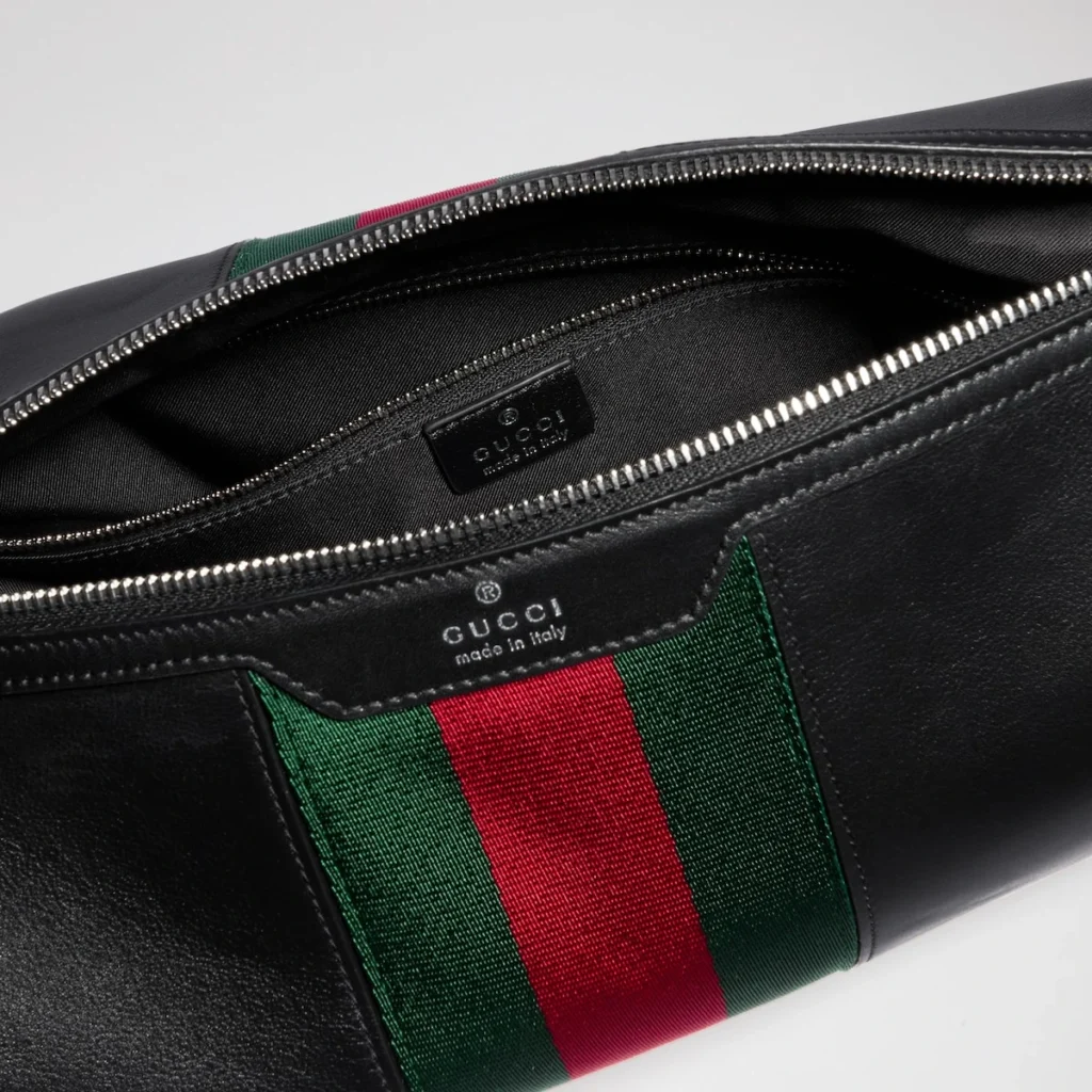 Gucci Web Medium Crossbody Bag - Black