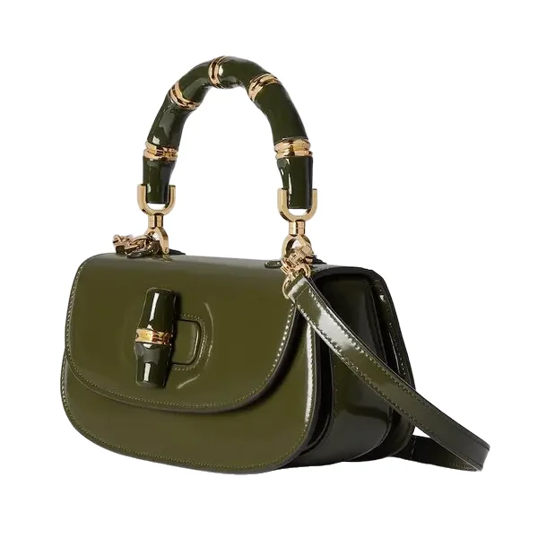 Gucci Bamboo Diva Medium Bag - Green