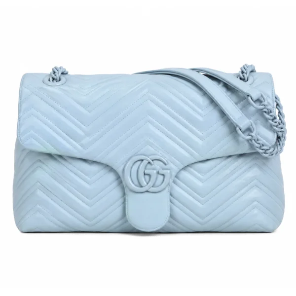 Gucci GG Marmont Medium Shoulder Bag - Blue