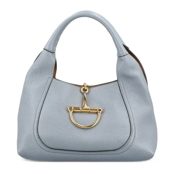 Gucci Horsebit Large Shoulder Bag - Blue