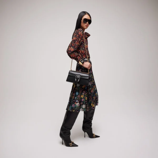 Gucci Dionysus Medium Shoulder Bag - Black