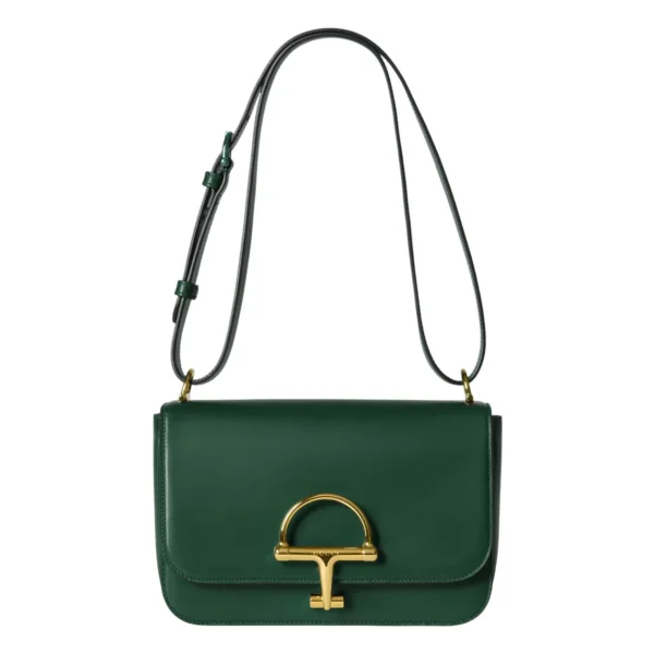 Gucci Horsebit Shoulder Bag - Green
