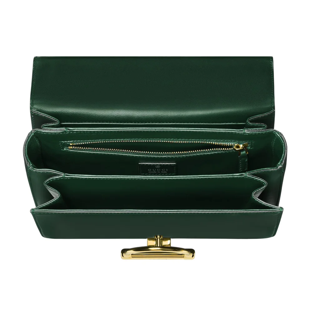 Gucci Horsebit Shoulder Bag - Green