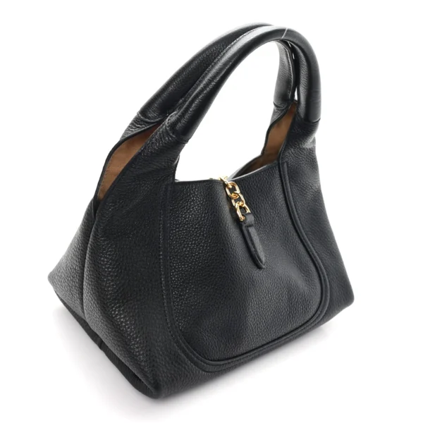 Gucci Horsebit Leather Small Shoulder Bag - Black