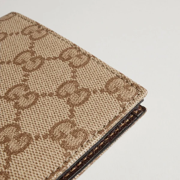 Gucci Essence Classic Bi-Fold Wallet - Beige