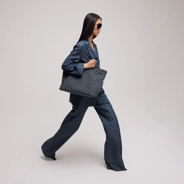 Gucci Tribeca Large Tote Bag Blue