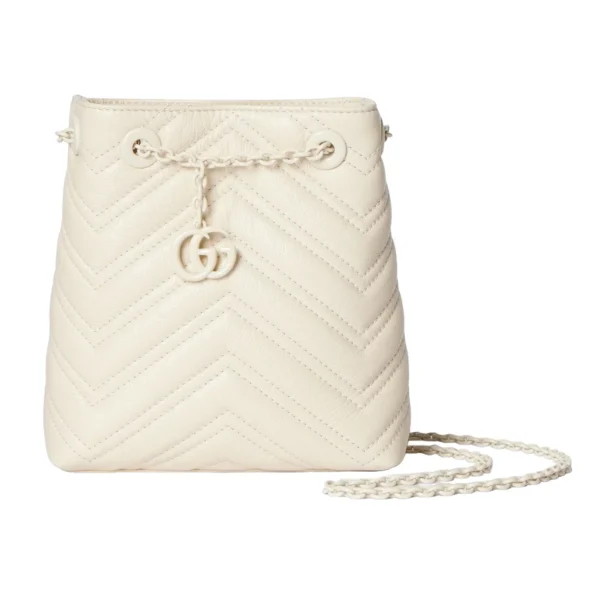 Gucci GG Marmont Nano Bucket Bag - Beige