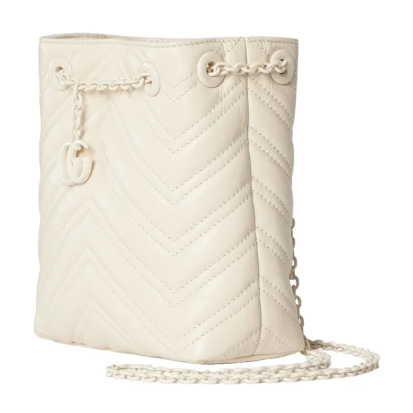 Gucci GG Marmont Nano Bucket Bag - Beige