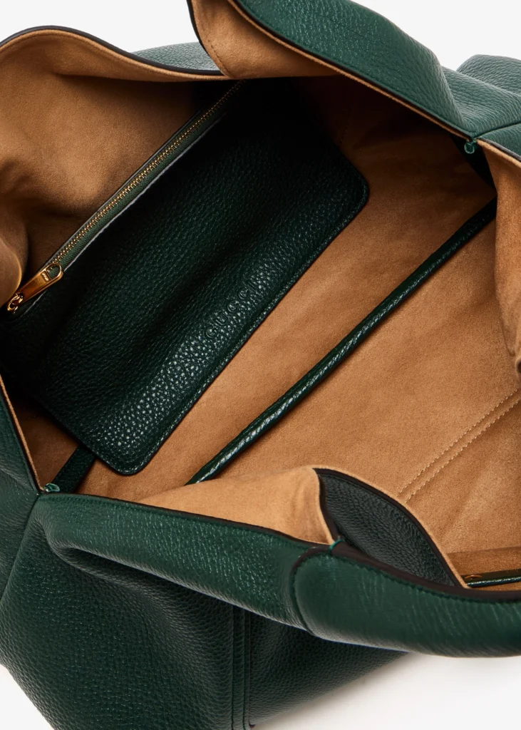 Gucci Horsebit Leather Small Shoulder Bag - Green