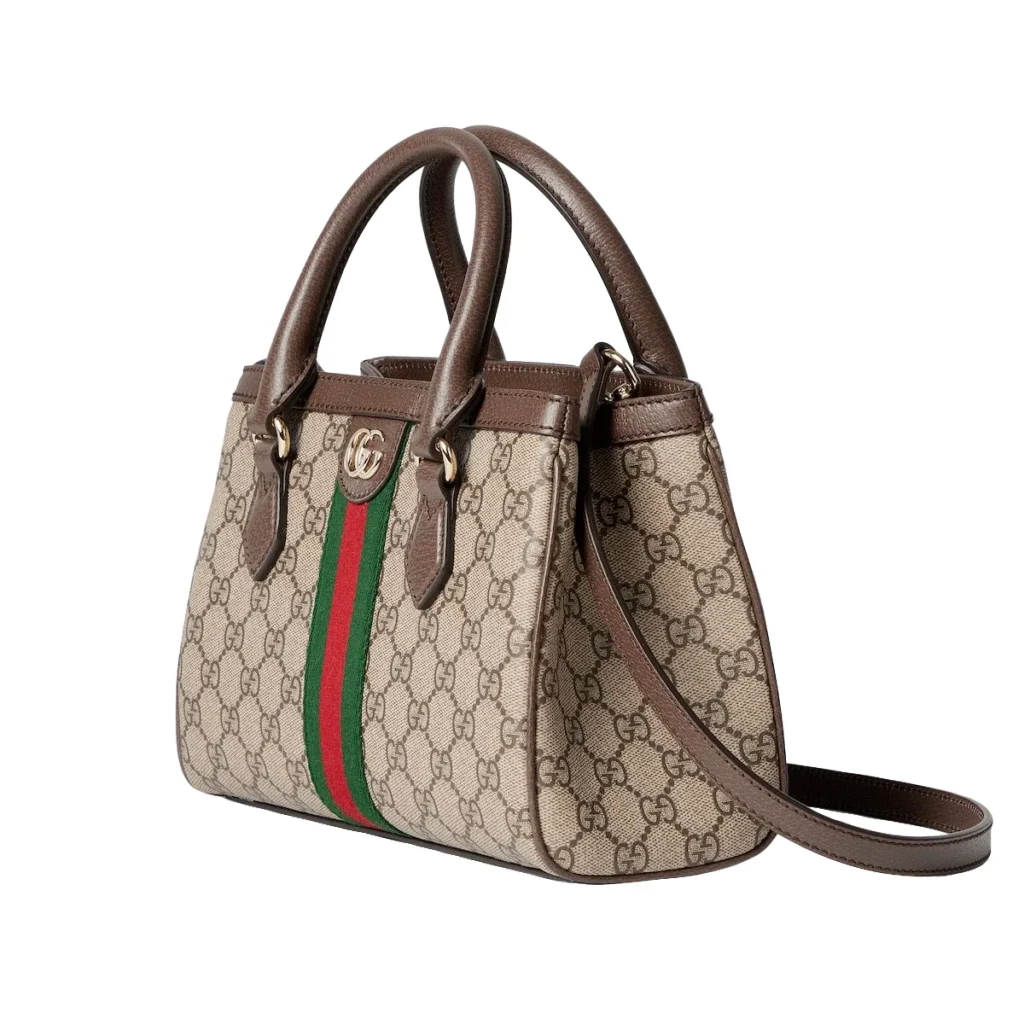 Gucci Ophidia Small Tote Bag Beige