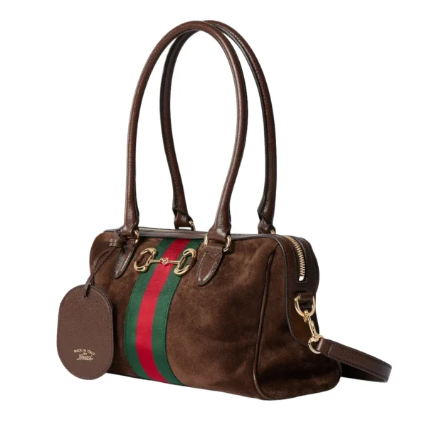 Gucci Borsetto Medium Boston Bag - Brown